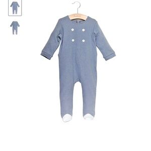 Briobebe Baby Boy Jumpsuit: Size: 9 Months. Color: Sharkskin Gray - NEW